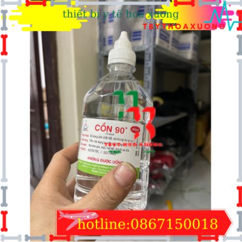 1Thùng 24 Chai Cồn Y Tế Sát Trùng 90 Độ Thuận Phát Chai 500ml Phòng Dịch, Sát khuẩn, Sử Dụng Trong Y Tế, Spa