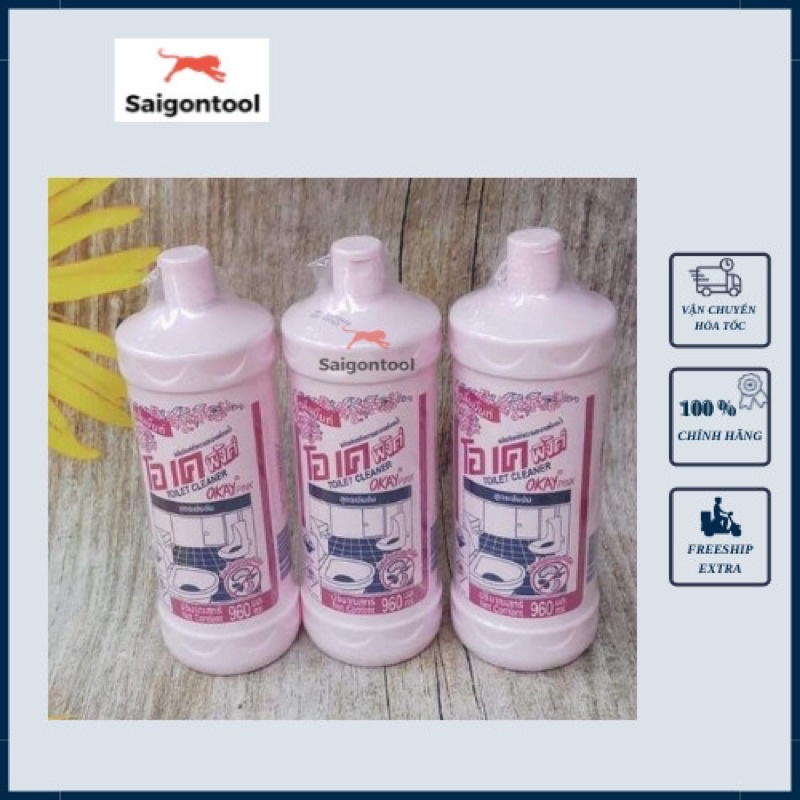 Nước tẩy Okey Thái đa năng 960ml - Hàng chính hãng, sẵn có