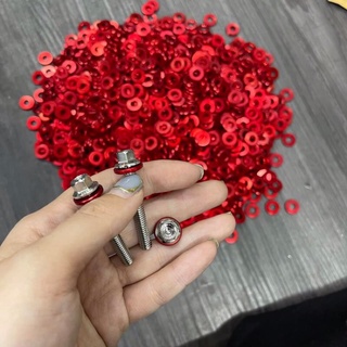 LÔNG ĐỀN NHÔM MÀU ĐỎ 6LI GẮN ỐC LỐC MÁY CAM KẾT GIÁ RẺ NHẤT SÀN
