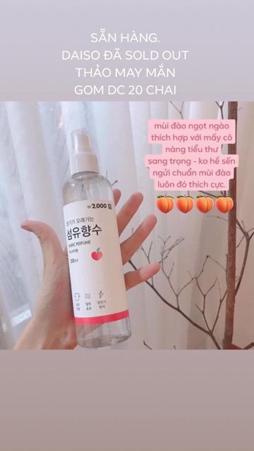 Xịt thơm quần áo Hàn Quốc thơm sang vô cùng khách ơi | BigBuy360 - bigbuy360.vn