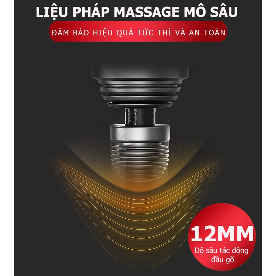 Súng massage toàn thân OKACHI LUXURY JP-i5 Pro