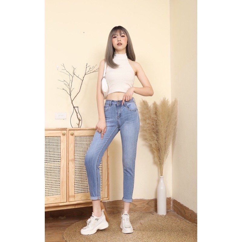 BÁN SỈ QUẦN JEAN BOY TRƠN VNXK M175 CHO NỮ