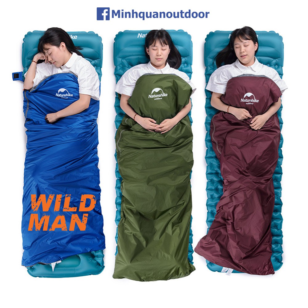 Túi ngủ siêu nhỏ gọn Naturehike LW180 chịu lạnh cao dã ngoại văn phòng