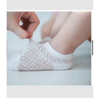 Combo 5 đôi tất cotton lưới cho bé
