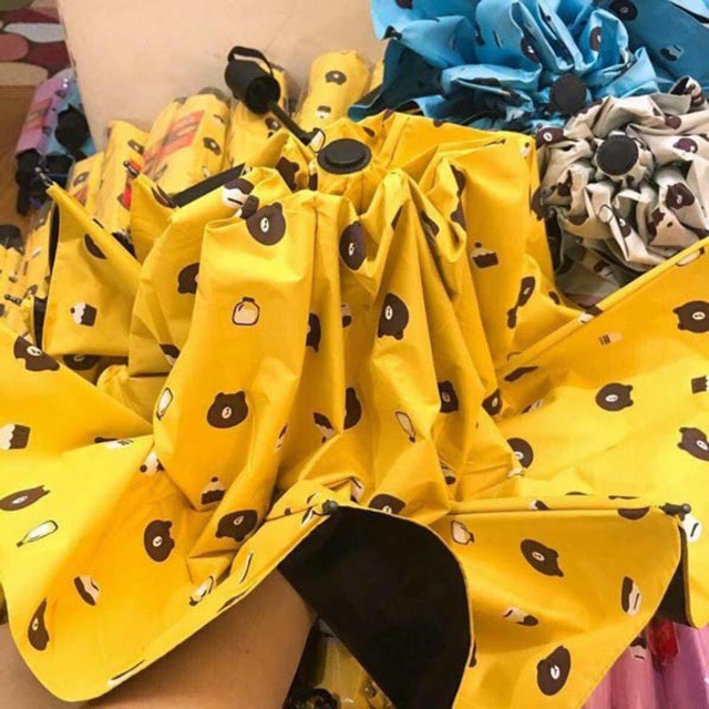 Dù che nắng mưa gấp gọn hình thú, hình gấu siêu xinh