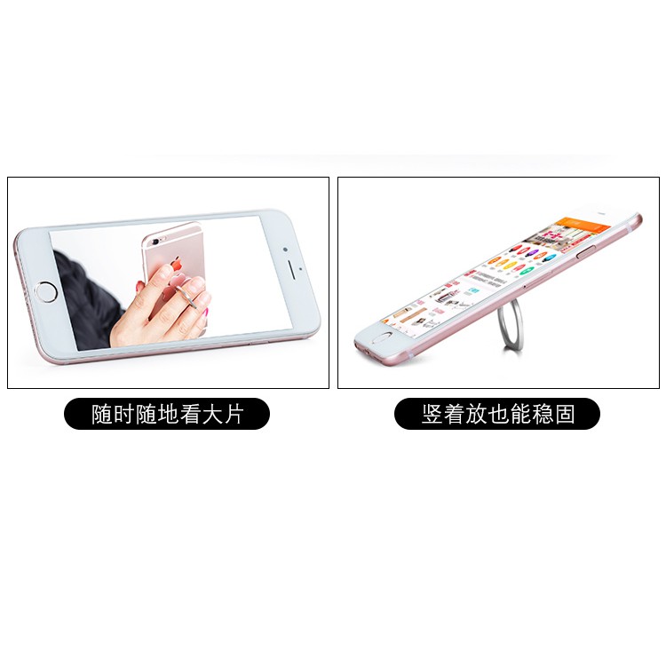 Giá đỡ điện thoại dạng nhẫn thiết kế họa tiết cỏ bốn lá xinh xắn | BigBuy360 - bigbuy360.vn