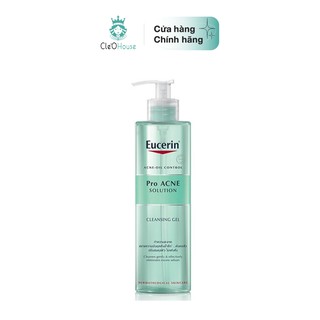 Sữa Rửa Mặt Dành Cho Da Mụn Giảm nhờn Eucerin Pro acne Solution Cleansing Gel 200ml