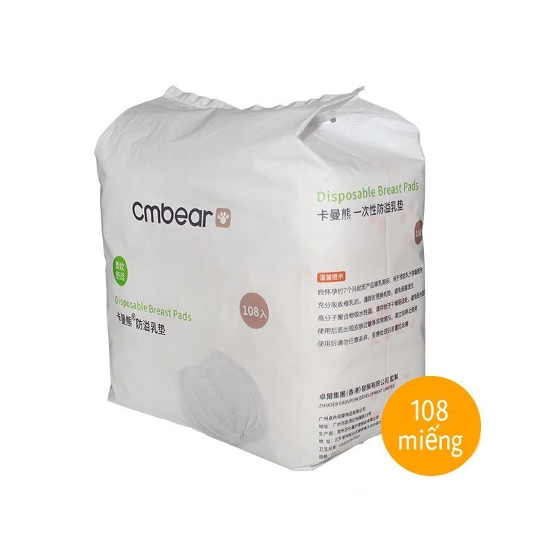Miếng lót thấm sữa siêu thấm (Bịch 108 miếng)