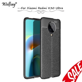 Ốp Lưng Điện Thoại Dẻo Đính Lớp Da Pu Dòng Xiaomi Redmi K30 Ultra