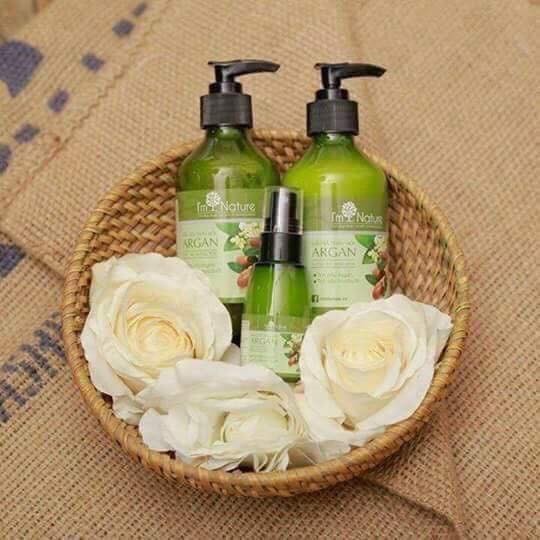 Dầu Gội Thảo Mộc Argan I'm Nature -Không Còn Rụng Tóc -Hết Gàu-Dưỡng Tóc Chắc Khoẻ Với Tinh Dầu Hoa Bưởi