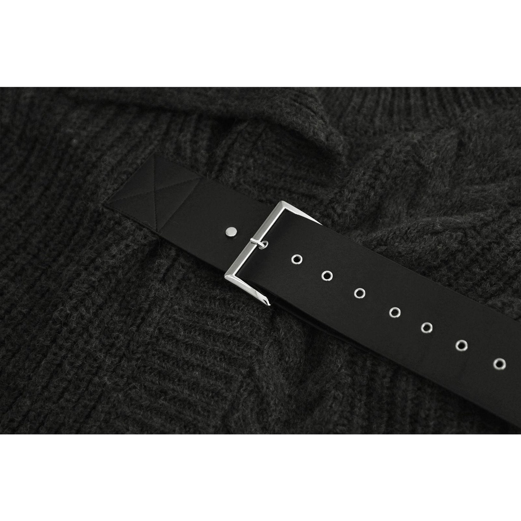 Áo khoác cardigan len dệt kim bất đối xứng 21AW [Shipped on November 26] | BigBuy360 - bigbuy360.vn