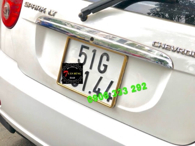 Khung biển số [HÀNG XỊN] inox gắn xe Ô TÔ | BigBuy360 - bigbuy360.vn