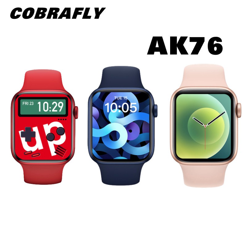 Đồng Hồ Thông Minh Cobrafly AK76 PK IWO 13 AMAZFIT X6 HW12 G500 W26 W46 W56 Bluetooth