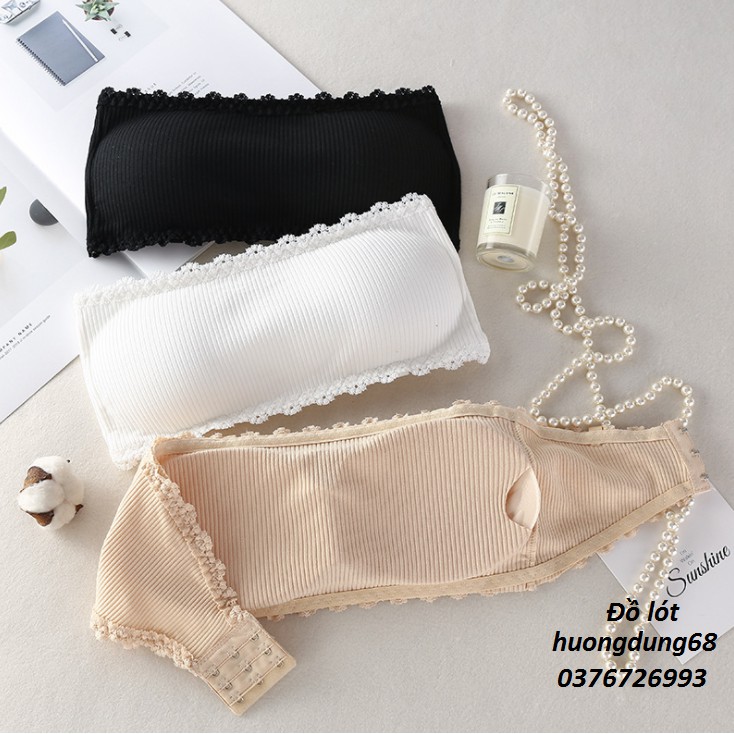 Bra / Áo Ngực Ống Không Dây Cotton Xuất Hàn ( AL : 055 ) Hàng Loại Đẹp.