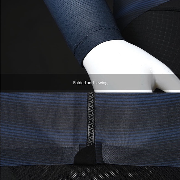Áo đạp xe dài tay Monton 10PM Dark Blue