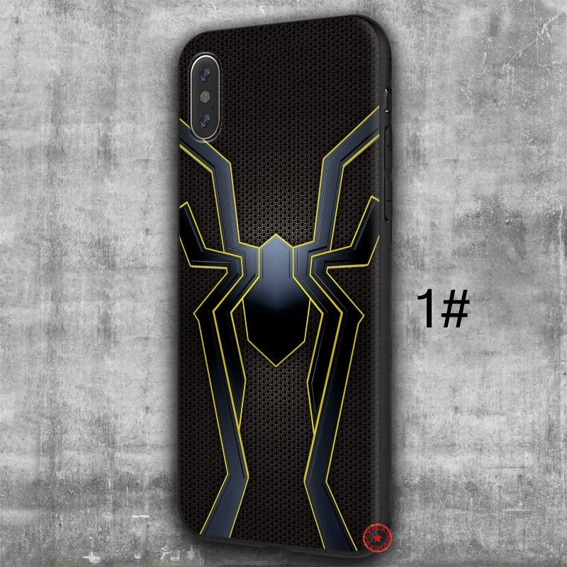 Ốp Điện Thoại Họa Tiết Spiderman Marvel Dft73 Cho Iphone Se Xr 5 5s 6 6s 7 8 11 Pro Max Plus