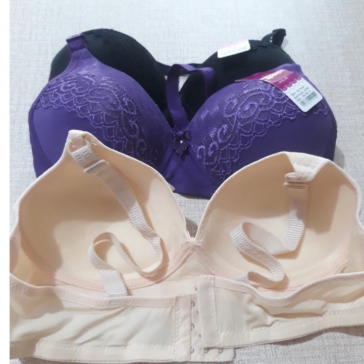 Aó ngực lót nữ mút mỏng ren không gọng (A09) quả to Cup C bản to cho bà bầu người già trẻ béo mập ngực to