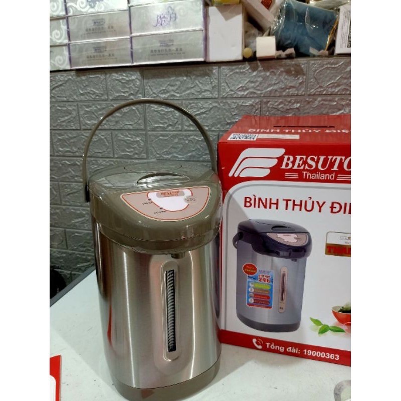 Bình thuỷ điện phích điện besuto 4.8L công nghệ thái lan