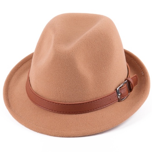 Mũ Phớt Fedora Nam Nữ FN22 Cao Cấp Vành Ngắn Mugout - Nón Phớt Vintage Thời Trang Chất Nỉ | Mũ Chất HCM