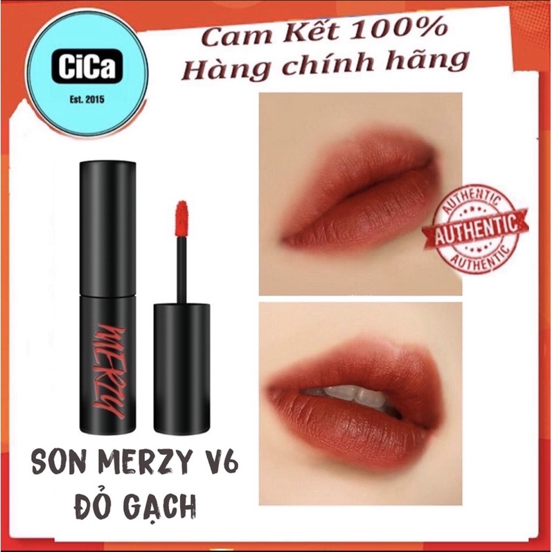 SON KEM MERZY V6 -ĐỎ GẠCH