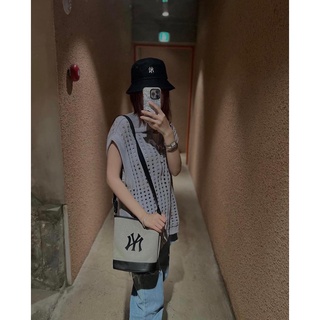 Túi Xách MLB Basic Big Logo Bucket Bag B489 | Unisex - Full Tag Code