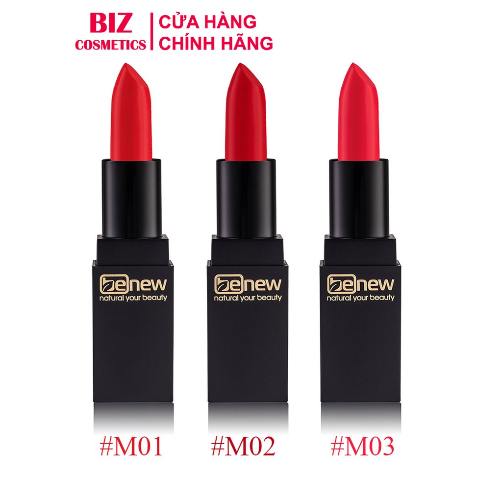 Son lì lâu trôi Hàn Quốc Benew Deluxe Matte Lipstick 3.5g