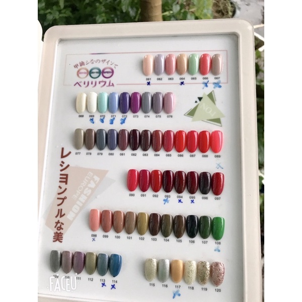 Sơn gel lẻ chai chọn theo màu các loại, sơn thạch sơn móng nail