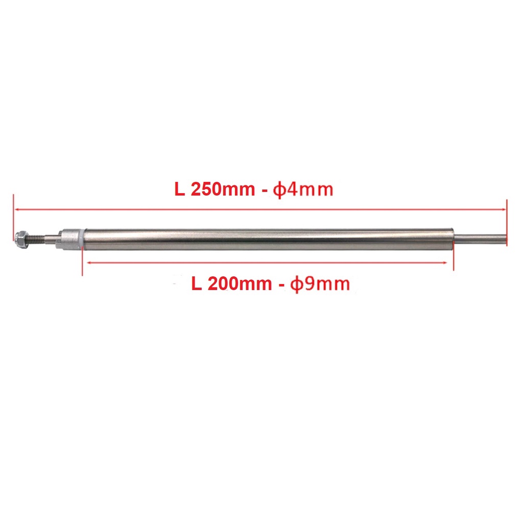 Trục chân vịt 4mm - Inox 304 - Tàu thuyền mô hình điều khiển - RC