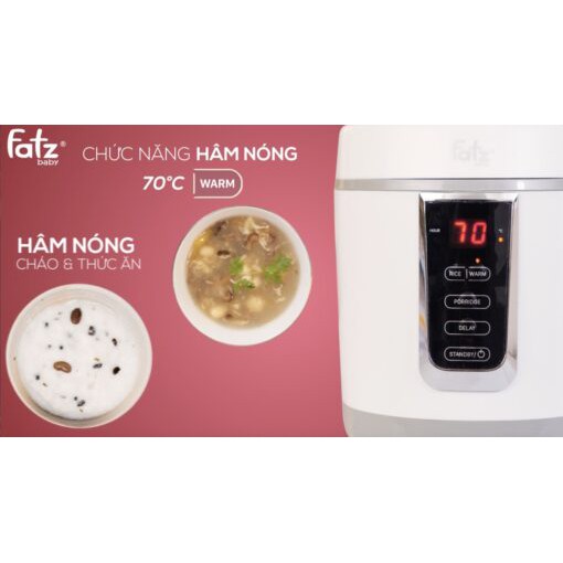 Nồi nấu đa năng có chức năng hâm sữa FATZ BABY COOK 1/2/3