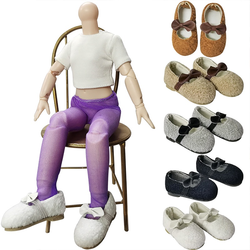 Giày Bông 14-inch Cho Búp Bê 1 6 14 5inch Dễ Thương