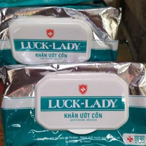 Khăn ướt cồn Luck Lady