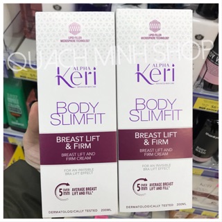 Kem thoa làm săn chắc và nâng cơ ngực ALPHA KERI - Breast Lift & Firm