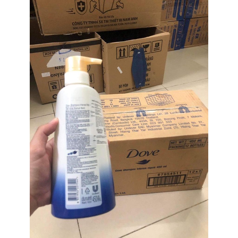 Dầu Gội Dove 450ml Xanh Mây