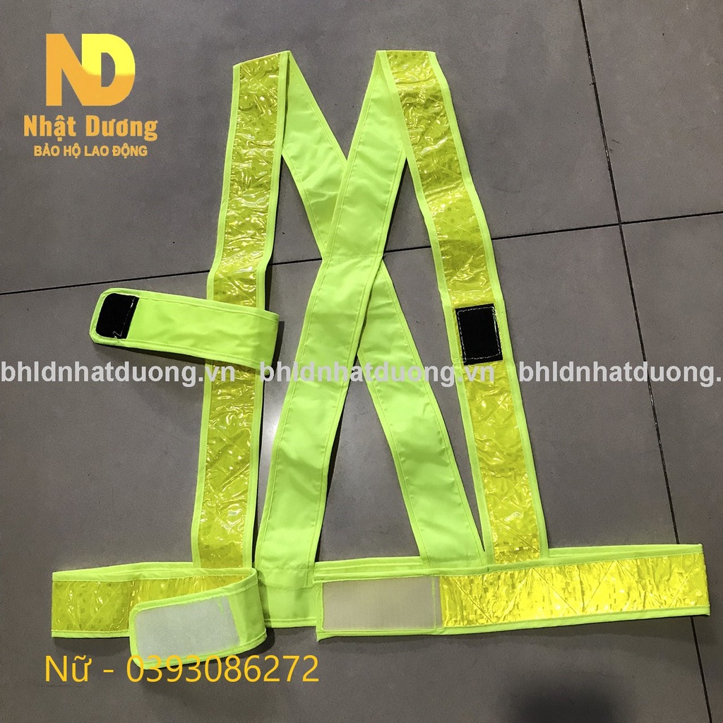 Áo phản quang dây chiếu sáng ban đêm áo sáng khi đi trời tối - Nsafe