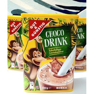 Bột cacao Đức uống liền Choco Drink Gut & Gunstig hộp 800gr (Date 2022)