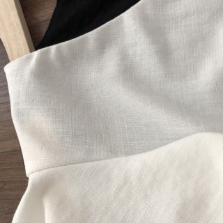 Đầm Cati midi phối đen trắng