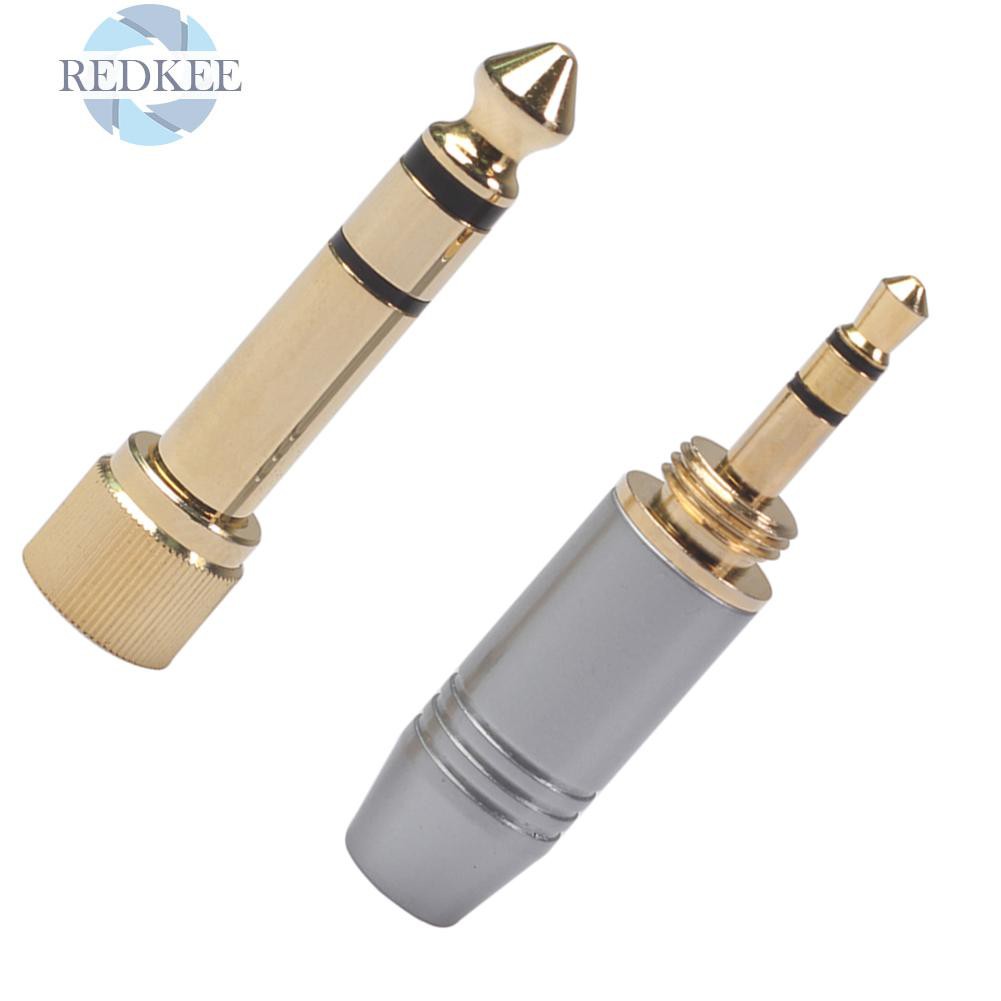 Giắc Chuyển Đổi Từ Redkee 6.35mm Male Sang 3.5mm Female Plug Adapter 3.5mm