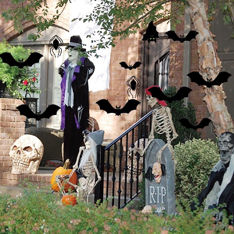 Dơi Mắt Xanh Phát Quang Treo Trang Trí Halloween