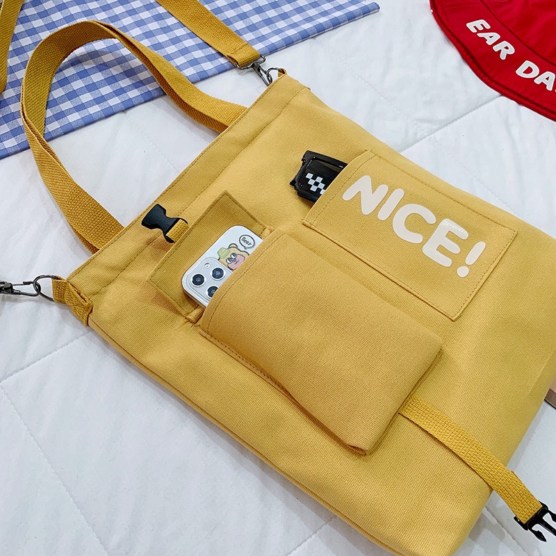 Túi Canvas Thiết Kế Mới Kiểu Dáng Đơn Giản Thời Trang