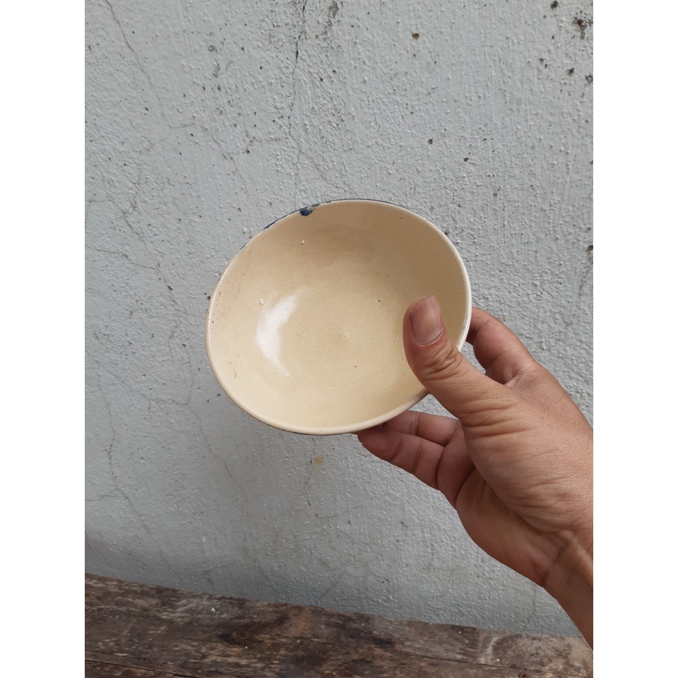 Tô sành viền xanh đường kính 14cm