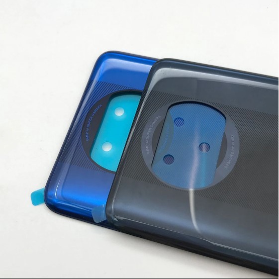 Nắp lưng Poco X3 / X3 Pro NFC - Chất liệu kính - Tặng kèm keo