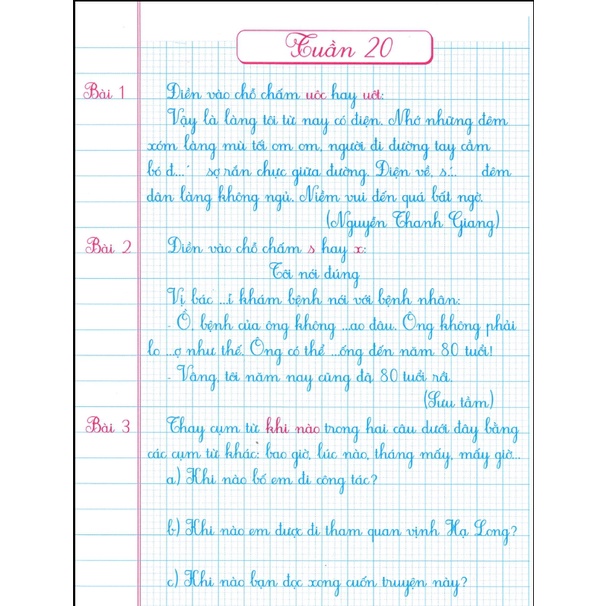 Sách Vở Ô Li Bài Tập Tiếng Việt Lớp 3 - Quyển 2 HA (theo chương trinh GDPT mới)