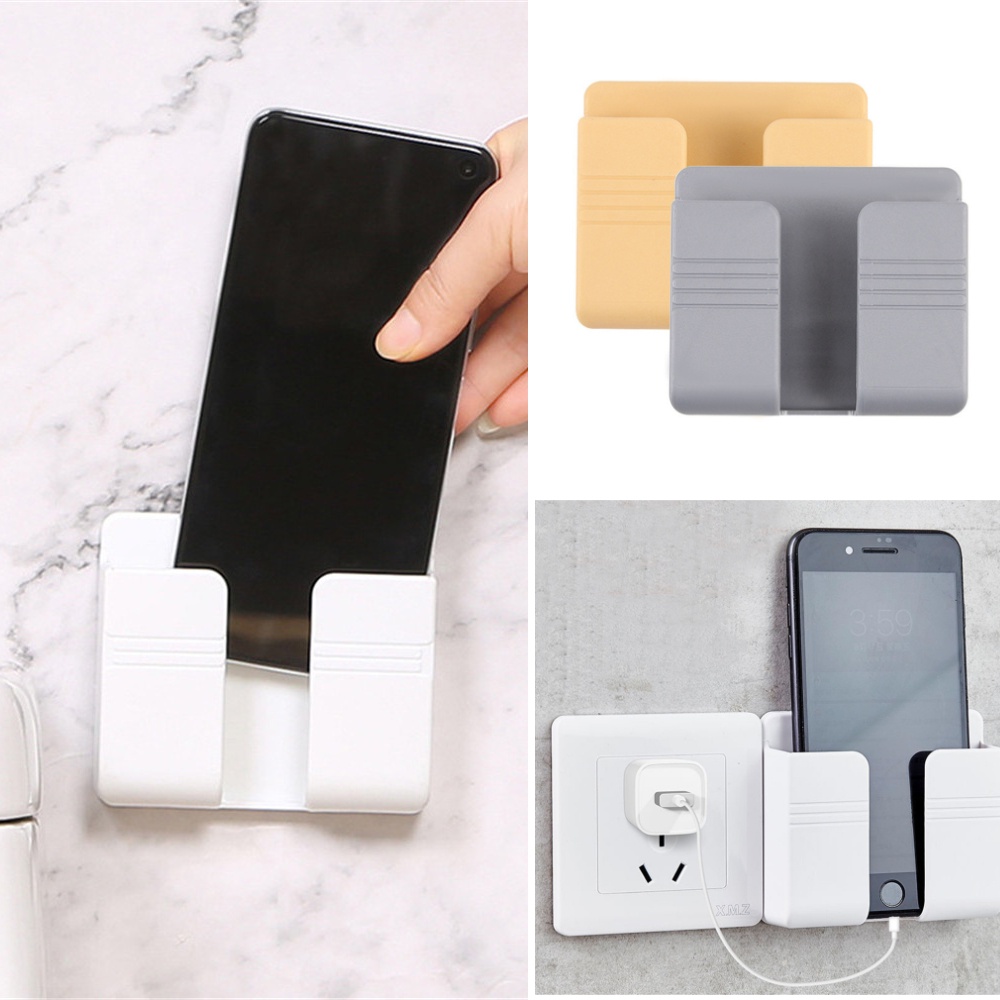 Giá đỡ sạc điện thoại gắn tường không cần đục lỗ thoải mái đa năng cho nhà tắm
