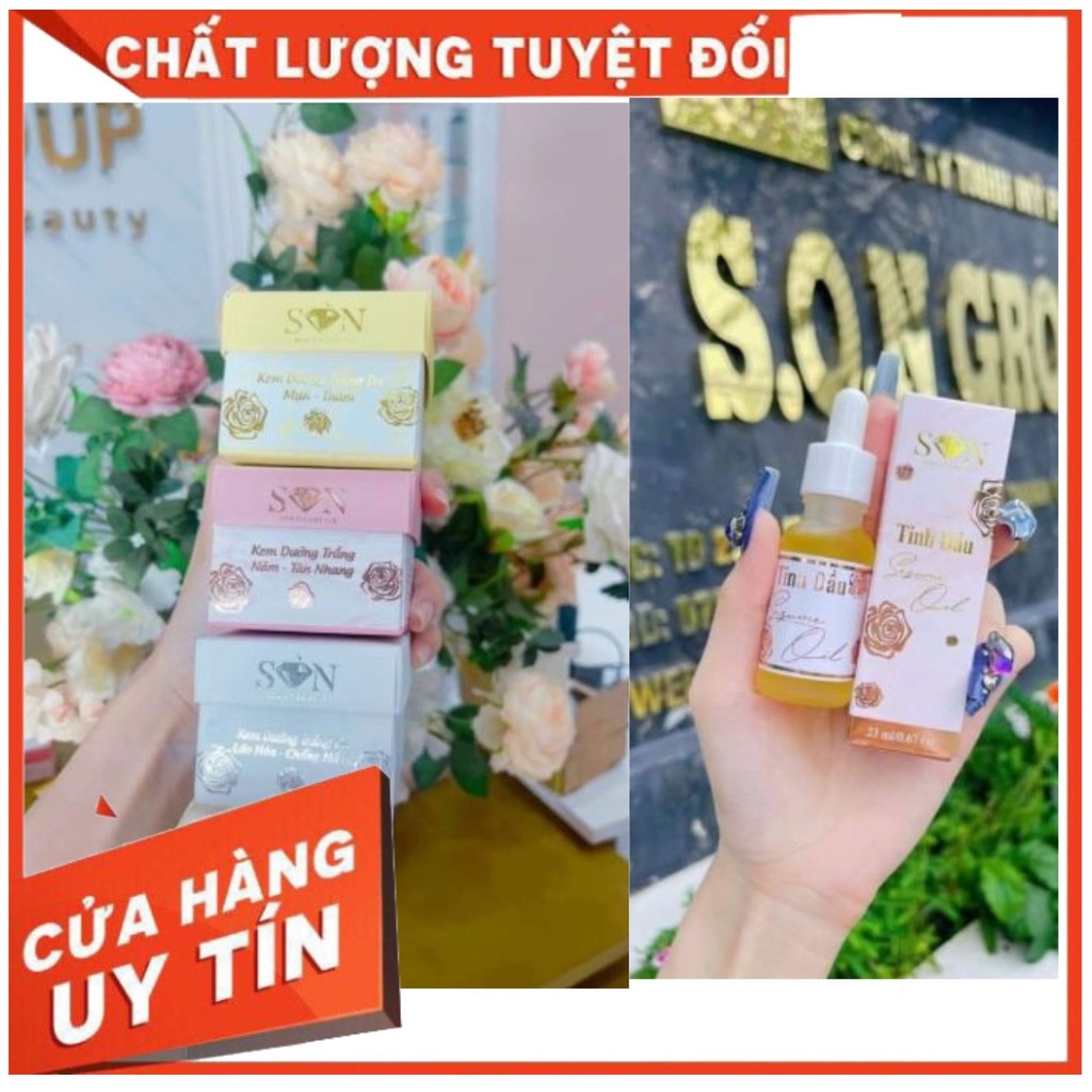 Combo Face và Serum Tinh Dầu Mè - SON GROUP