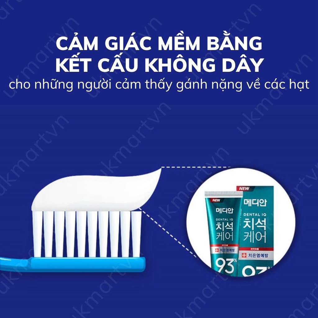 Kem Đánh Răng Hàn Quốc Trắng Răng MEDIAN DENTAL IQ 93% 4g , 120g - MEDIAN GUM SCIENCE 87%-93% 120g