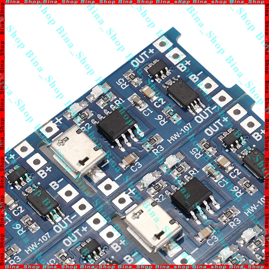 Mạch sạc pin 18650 3.7V~4.2V có bảo vệ TP4056/TC4056A