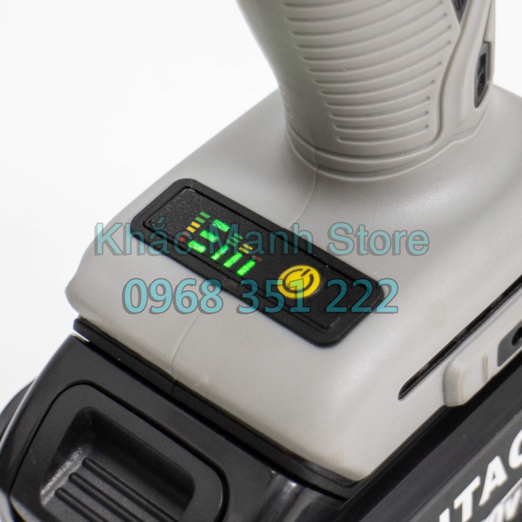 Máy Siết Bulong HITACHI 20V - Lực Siết Khủng 960N.m - Động Cơ Không Chổi Than