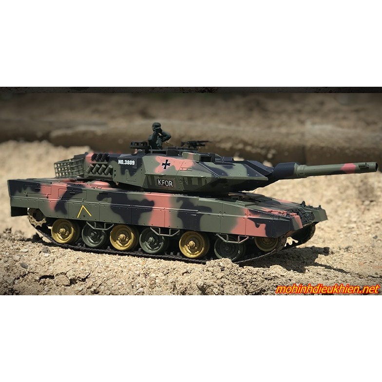 XE TĂNG  MÔ HÌNH ĐIỀU KHIỂN LEOPARD 2A5 TỈ LỆ 1/24