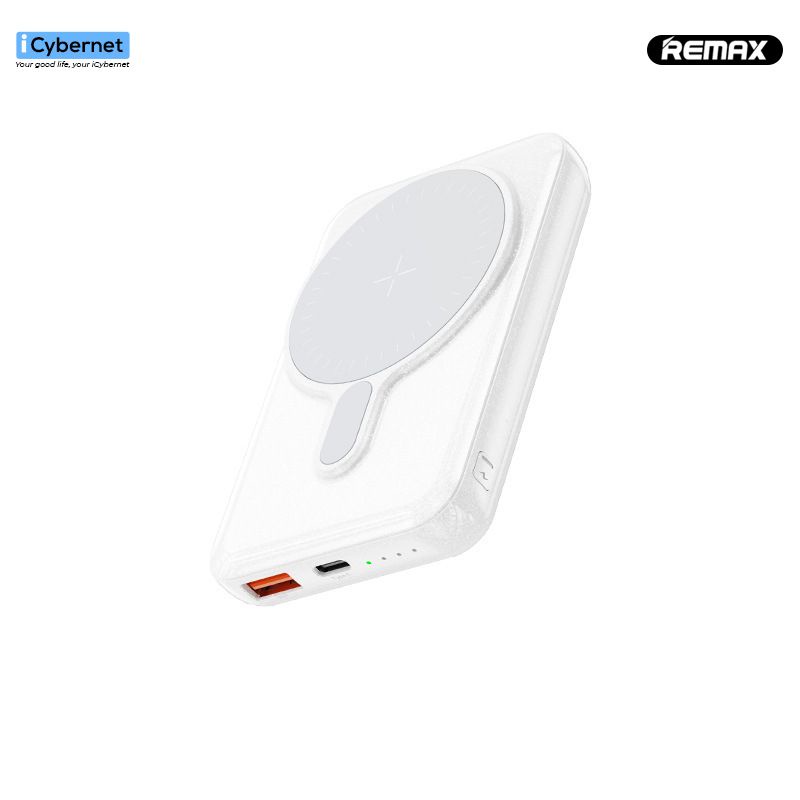 Pin dự phòng không dây từ tính Remax RPP-85 10000mAh hỗ trợ sạc magsafe 15W , sạc nhanh PD 20W QC 22.5W Chính Hãng