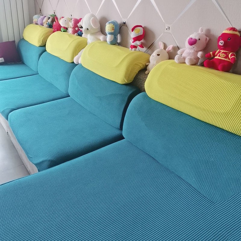 Ghế sofa phổ thông đàn hồi chống trơn trượt bốn mùa giường ngủ phổ thông bao trọn gói phòng khách đơn bốn sự kết hợp Bộ